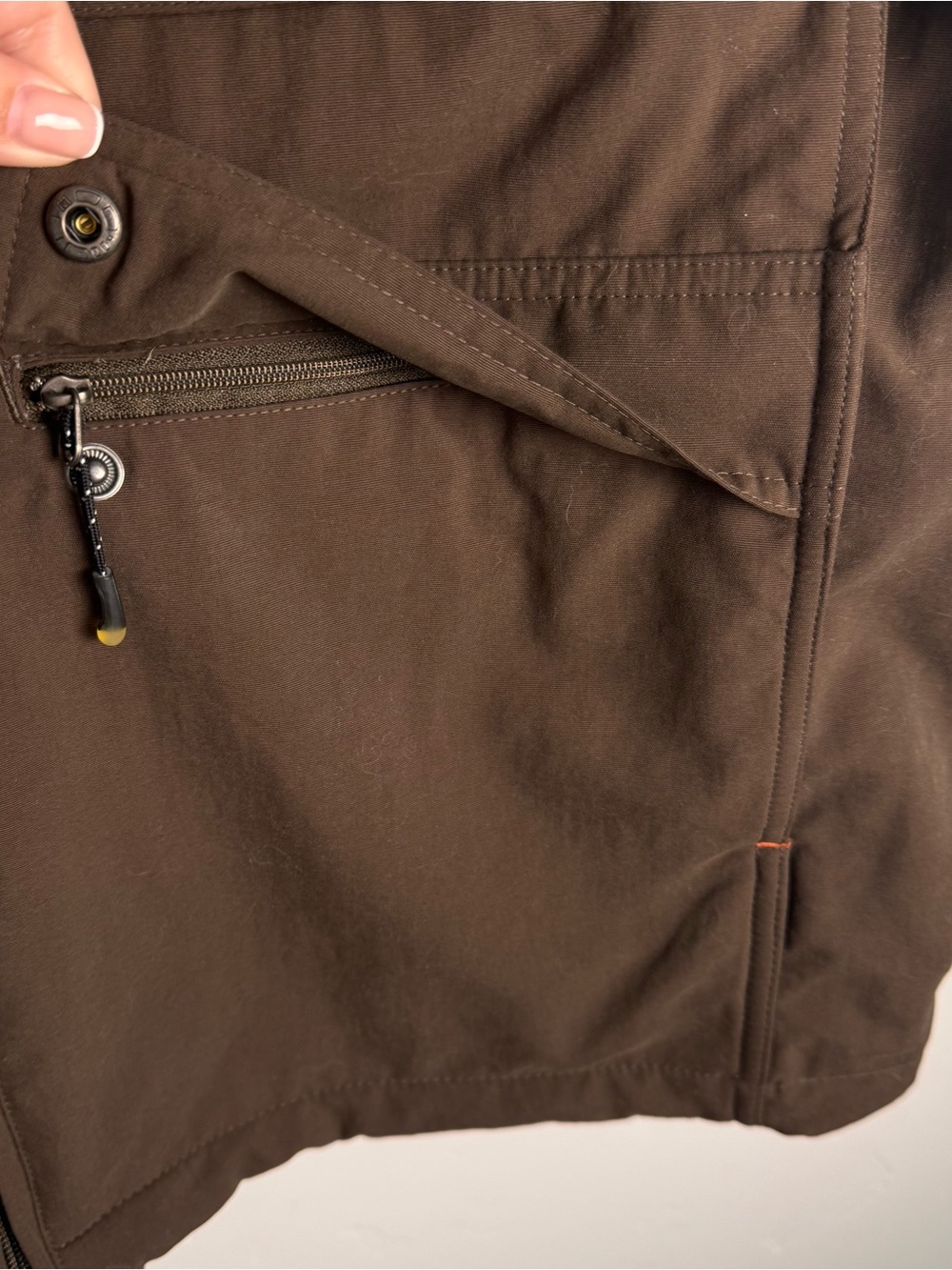 Vintage Aigle Actimum Technical Utility Vest Gilet Brown XL Gorpcore Fishing - Picture 6 of 16